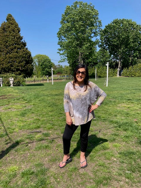 Bluestone Tie Dyed Top