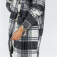 Callie's Long Plaid Lapel Shacket