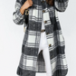 Callie's Long Plaid Lapel Shacket