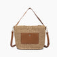 Classic Woven Straw Handbag