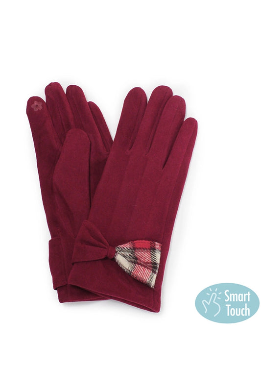 Patty's Plaid Adorned Gloves