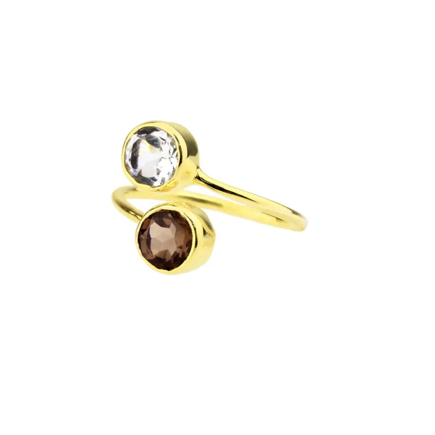 Delia's Double Gemstone Ring