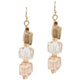 Bella's Bead & Stone Dangle Earrings