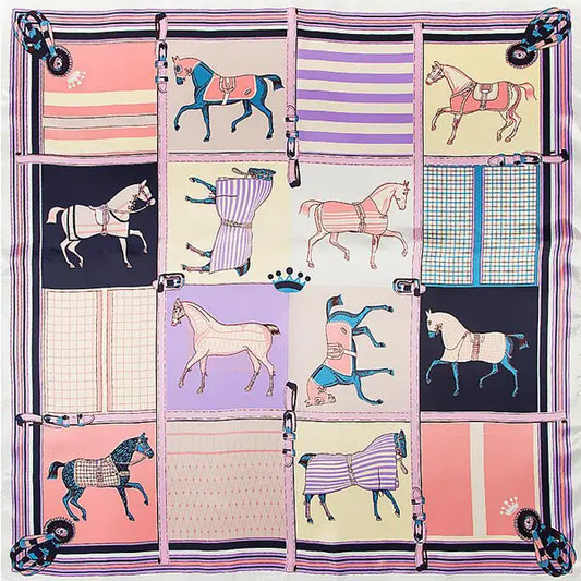 Pastel Equestrian Scarf