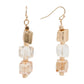Bella's Bead & Stone Dangle Earrings