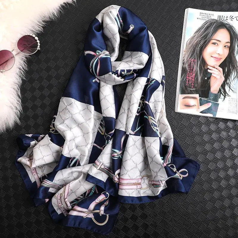 Nancy's Blue/Pink Scarf