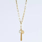 Cammie's Long Chain Necklace With Tassel, Pearl, & Coin Charms