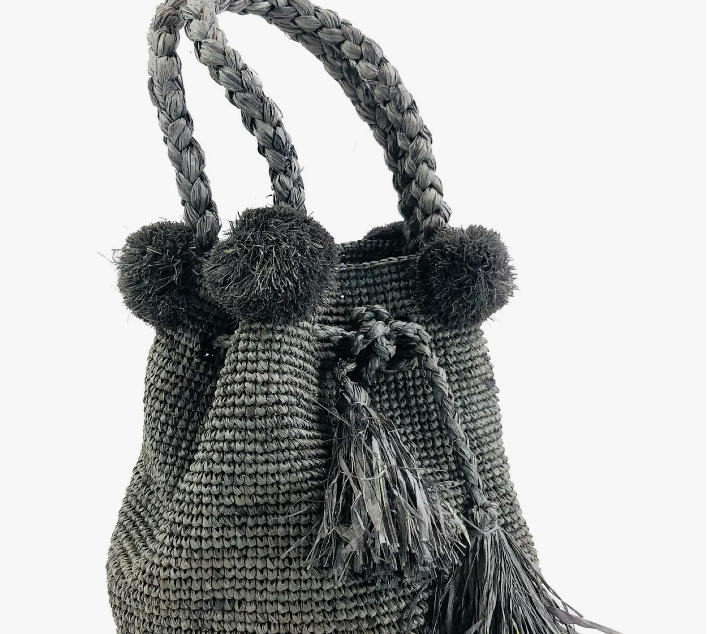 Anna's Hobo Crochet Straw Handbag