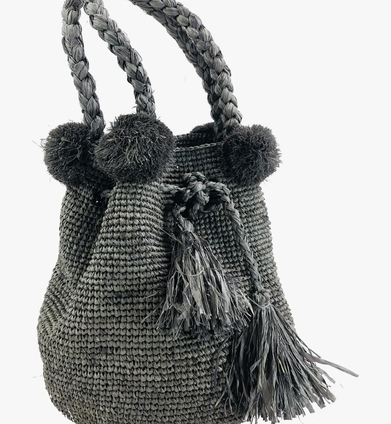 Anna's Hobo Crochet Straw Handbag