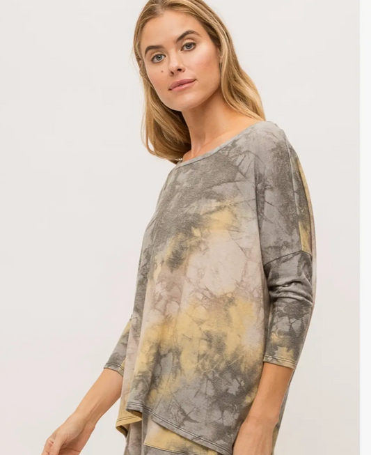 Bluestone Tie Dyed Top