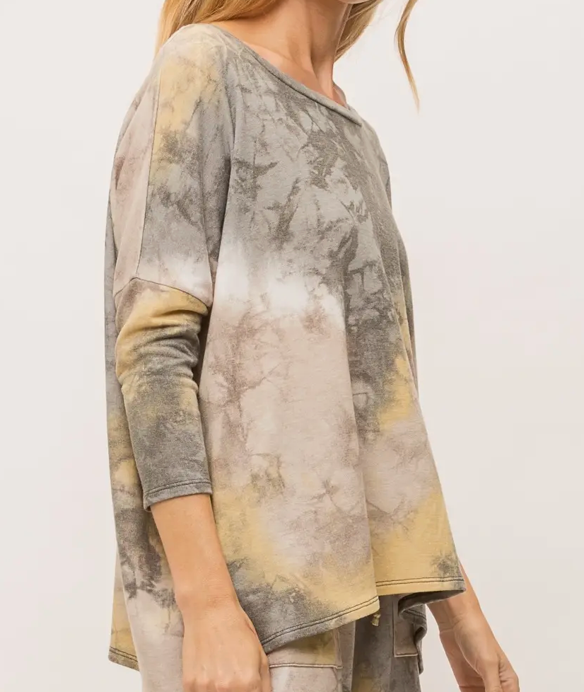 Bluestone Tie Dyed Top