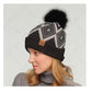 Diamond Geometric Pom Pom Hats