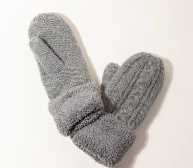 Comfy Knitted Mittens