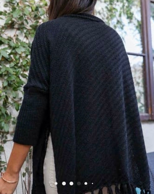 Rochelle's Poncho Sweater