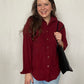 Emerald & Ruby Cord Shirt