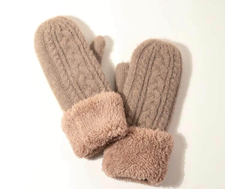 Comfy Knitted Mittens